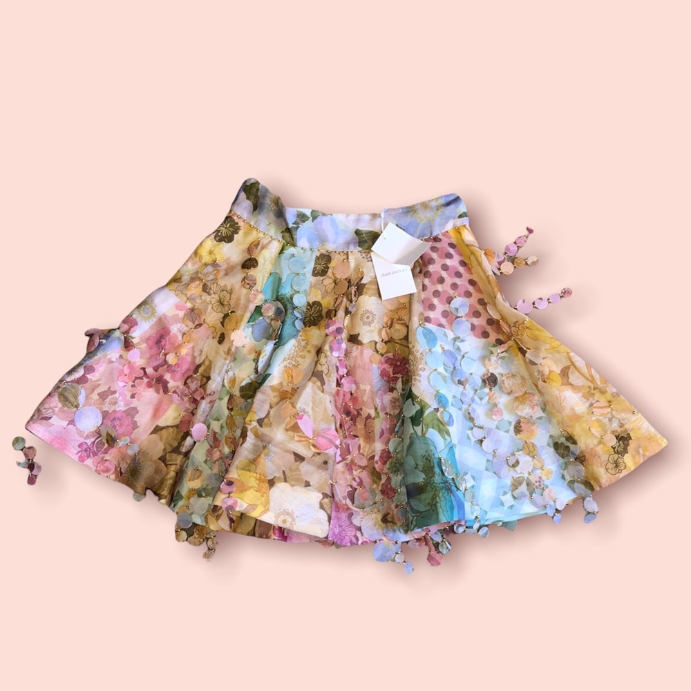 Sold on Tradesy! Zimmermann Tempo Patch Mini Skirt - Picture 2 of 16